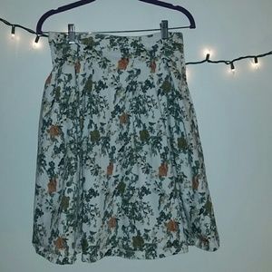 Modcloth Floral Skirt